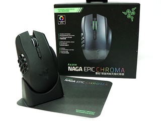 無線有線混合連接、七彩背光設計 Razer Naga Epic Chroma 滑鼠