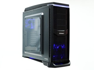 傾斜造形、配前後藍光燈效 Antec 軍事風格 GX300 機箱