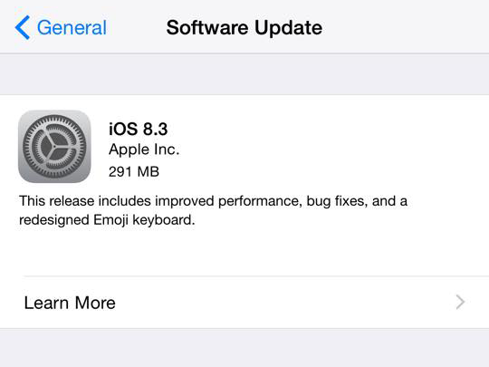 iOS 8.3