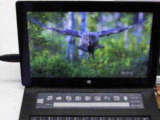 Microsoft展示Surface概念產品 鍵盤Cover加入電子紙及觸控技術