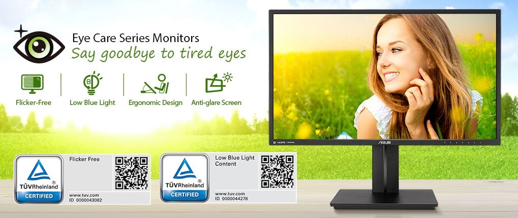 ASUS Low Blue Light Monitors