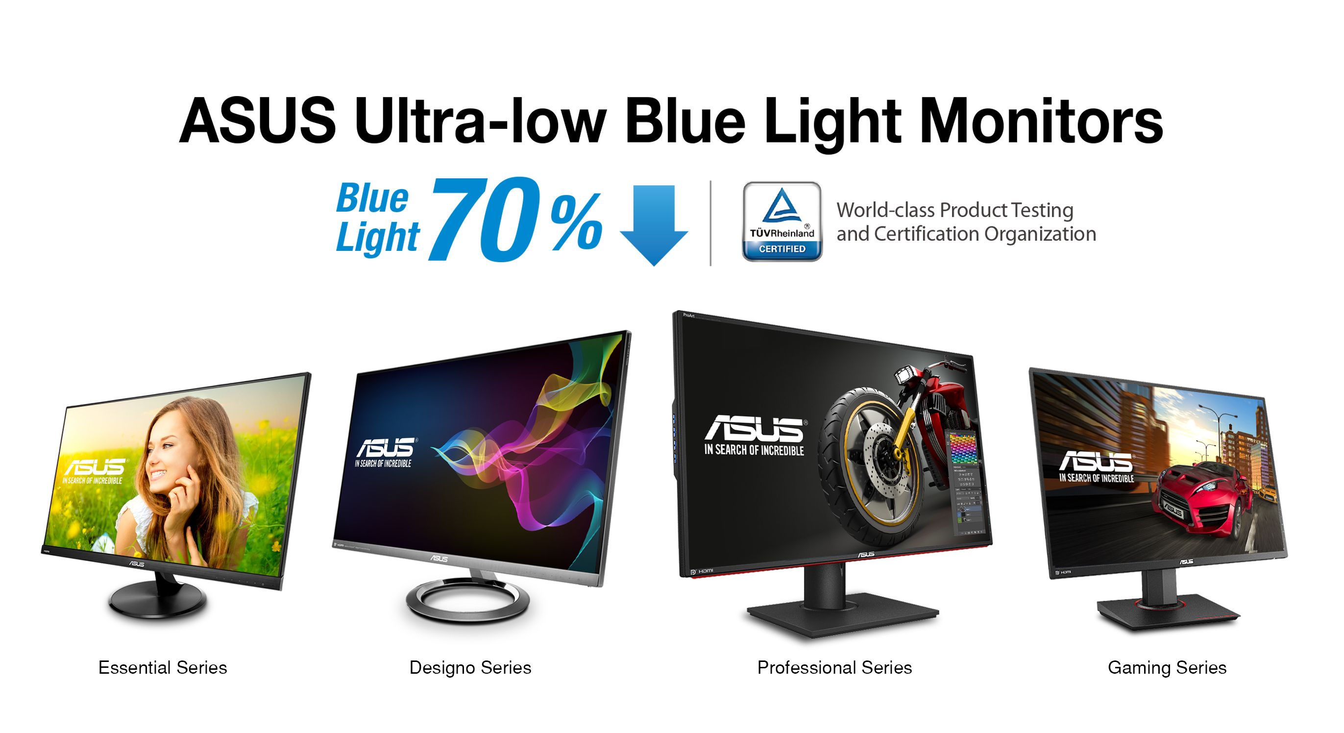 ASUS Low Blue Light Monitors