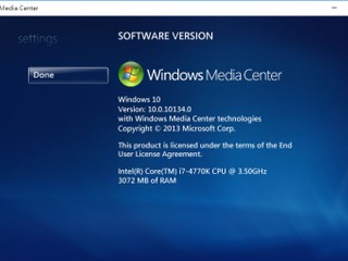為Windows 10加入Media Center功能 非官方Windows Media Center補丁下載