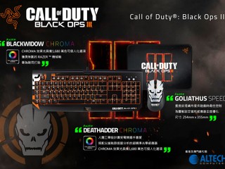 玩家們最喜愛遊戲整合方案 Razer《Call of Duty:Black Ops III》週邊產品