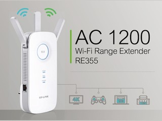 WiFiac、三支增益天線 一鍵擴展訊號 TP-LINK RE355 WiFi 訊號擴展器