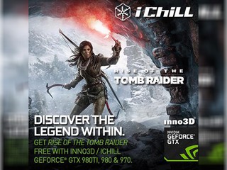 Inno3D / iChill 買卡送 Game 優惠活動 免費換取 Rise of the Tomb Raider Inno3D / iChill 買卡送 Game 優惠活動 免費換取 Rise of the Tomb Raider