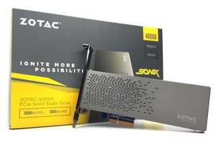 旗下首款 NVMe SSD ZOTAC SONIX 480GB PCIe SSD