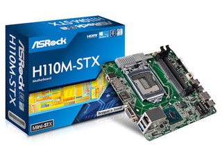 首張 Mini-STX 規格主機板  ASRock H110M-STX 小巧上市
