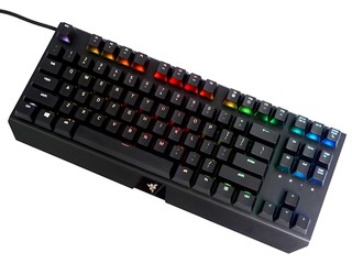 懸浮式金屬鍵盤 Chroma 炫光效果  RAZER Blackwidow X 比賽落場版鍵盤