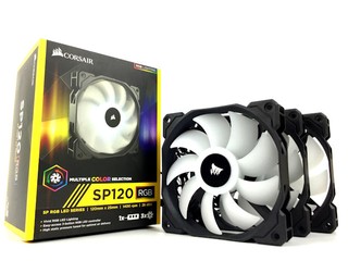 RGB 光效、靜音高風壓 CORSAIR SP120 RGB LED 風扇