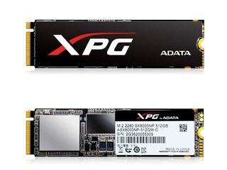 3D MLC 、 M.2 2280 最高1TB容量 ADATA  「XPG SX8000」系列