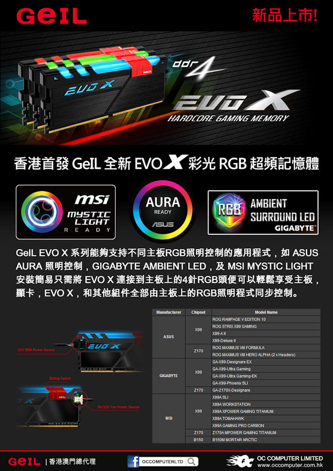 GeIL EVO X DDR4