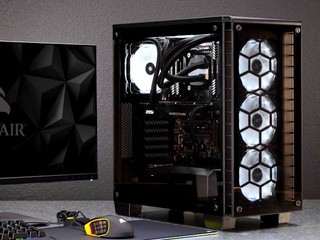 玻璃面板+側板、RGB 光效 CORSAIR Crystal 460X RGB 機箱