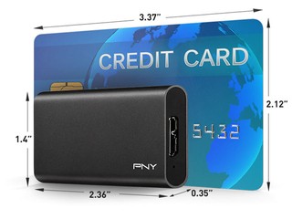 抗震.袖珍移動固態硬碟 PNY Elite Portable SSD 抗震.袖珍移動固態硬碟 PNY Elite Portable SSD