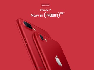 Apple 紅色限定版 iPhone 7/7Plus  24/3 晚上 11 時網上接受訂購