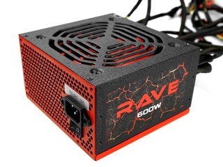 電競風 80Plus PSU AeroCool RAVE 600W 電源供應器
