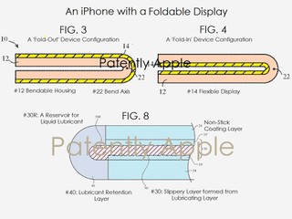 Apple 獲 USPTO 批新專利申請 潤滑系統確保 iPhone 可折疊且不損壞