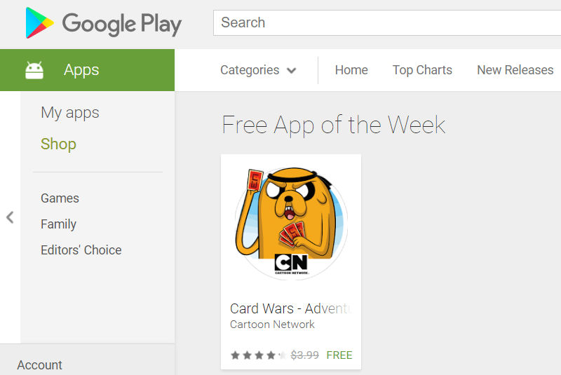 google play free app of the week