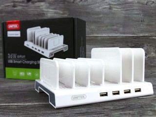 安全耐用.四組獨立 USB Port UNITEK 智能充電底座 Y-2187A 安全耐用.四組獨立 USB Port UNITEK 智能充電底座 Y-2187A