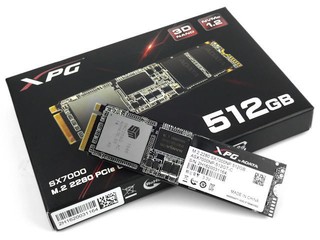 3D TLC NAND+NVMe 1.2技術 ADATA XPG SX7000 M.2 512GB SSD 3D TLC NAND+NVMe 1.2技術 ADATA XPG SX7000 M.2 512GB SSD