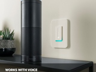 支援 Alexa 及 Google Home 語音控制 Belkin 全新 Wemo Wi-Fi Smart Dimmer 支援 Alexa 及 Google Home 語音控制 Belkin 全新 Wemo Wi-Fi Smart Dimmer