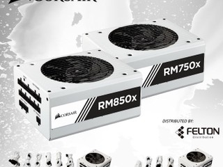 CORSAIR 全新白武士電源供應器 RMx White 系列登陸香港
