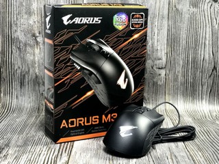 支援RGB Fusion 同步 GIGABYTE AORUS M3 电竞滑鼠