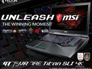 新增 SteelSeries 機械軸 RGB 鍵盤 MSI GT75VR 7RE Titan SLI 4K 正式開賣