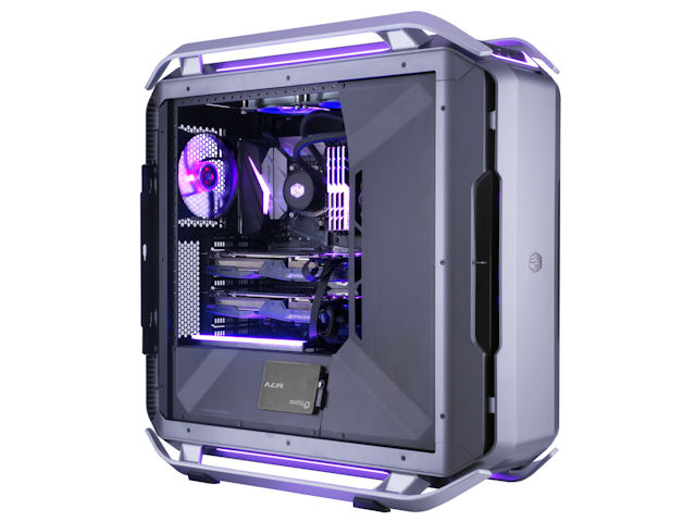 鋼化玻璃配合內置RGB 燈光設備Cooler Master 全新COSMOS C700P - 電腦