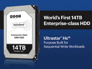 14TB 大容量、第四代 HelioSeal 技術 HGST 全新 Ultrastar Hs14 硬碟機