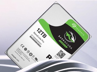 12TB 容量、定價 530 美元 Seagate BarraCuda Pro 機械式硬碟新品 12TB 容量、定價 530 美元 Seagate BarraCuda Pro 機械式硬碟新品