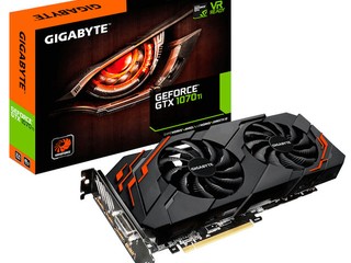 WindForce 2X散热器、软体自动超频 GIGABYTE GeForce GTX 1070 Ti WindForce