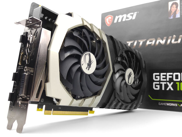 採用TWIN FROZR VI散熱器MSI GeForce GTX 1070 Ti Titanium 8G - 電腦