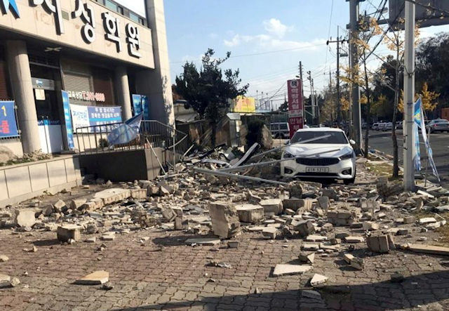 South Korea earthquake