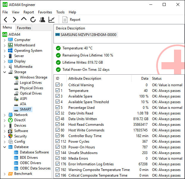 AIDA64 v5.95
