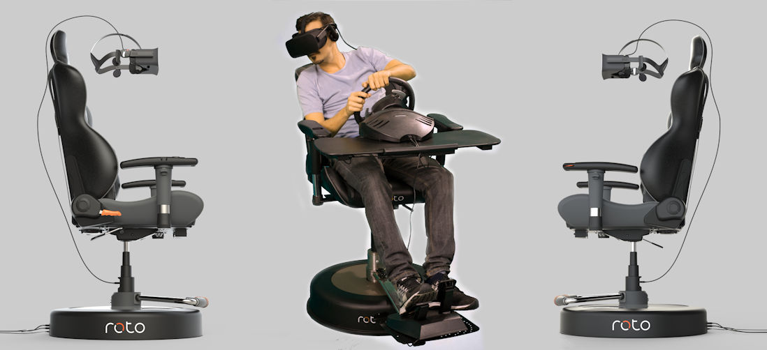 VR 虛擬實境體驗 Level Up Roto VR 旋轉電動椅準備出貨 - 電腦領域 HKEPC Hardware - 全港 No.1 PC網站