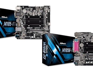 ASRock 推出新一代小主機平台 J4105-ITX 及 J4105B-ITX mini-ITX 主機板