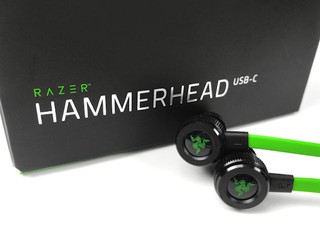 10mm 單元呈現無失真低音 Razer Hammerhead USB-C 耳機
