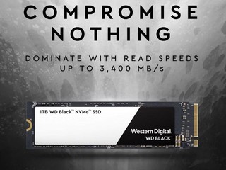 提升 4K、Ultra HD 圖形及遊戲系統性能 WD 發佈全新 Black 3D NVMe M.2 SSD