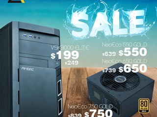ANTEC SALE!!【金牌 $1 /火】優惠 NeoEco GOLD 系列電源器勁減益用家