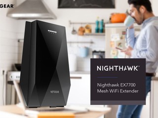 最高可達 2.2Gbps 速度、覆蓋範圍達 2000 平方呎 NETGEAR 全新 EX7700 三頻 WiFi Mesh Extender