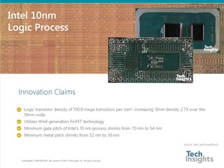 拆解 Intel 10nm Cannon Lake 處理器!! 密度比 14nm 節點提高 2.7 倍