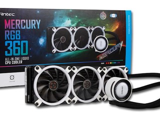 PWM 風扇由 30 顆 RGB 燈組成更吸睛!! Antec 全新 Mercury RGB 系列 AIO 水冷散熱器