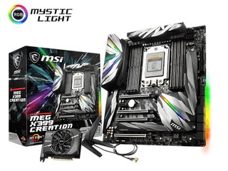 19 相超豪華供電 完美支援 32 核 2990WX MSI 推出全新 MEG X399 Creation 主機板 19 相超豪華供電 完美支援 32 核 2990WX MSI 推出全新 MEG X399 Creation 主機板
