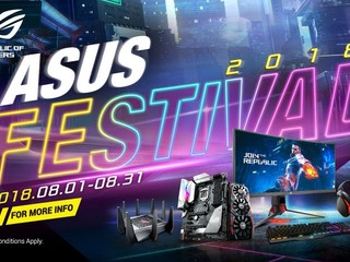 【ASUS Festival 2018】瘋狂八月夏日繽紛節 指定型號主機板、繪圖卡送 RAM 或 SSD!!