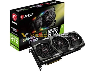 11GB/8GB GDDR6、三風扇 + 雙8 Pin 配置 MSI 非公版 RTX 2080Ti/2080 繪圖卡提早曝光