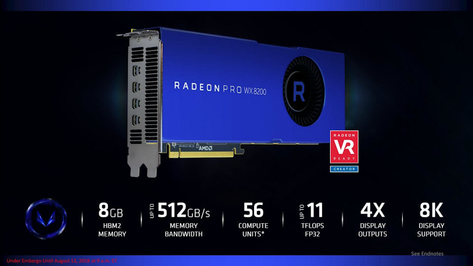 Radeon Pro WX 8200