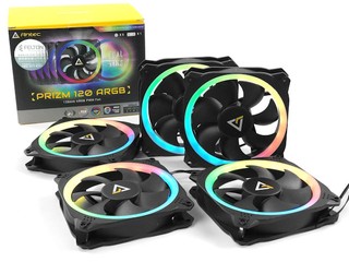 18顆LED、雙環燈效 ANTEC PRIZM 120  ARGB燈效風扇