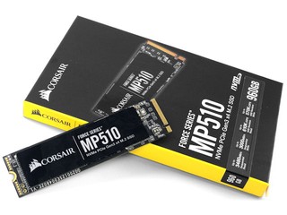 3.48GB/s 極速、610K IOPS  CORSAIR Force MP510 NVMe 960GB SSD