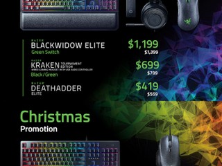 Razer Pro Gamer's Choice + Christmas Promotion 多款 Razer 電競產品享特選優惠價發售
